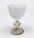 Drinkglas Marmoreret ontwerp Per Lütken 1970 uitvoering Holmegaard / Denemarken 