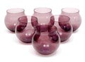 Purple Ballglasses 6x design Timo Sarpaneva 1955 executed by Iittala / Finland 