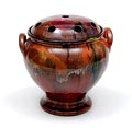 Geglazuurd aardewerk rozensteker uitvoering Daison Art Pottery Torquay / Engeland 1926-'31 