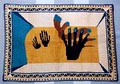 Wollen handgeknoopt wandtapijt ontwerp uitvoering onbekend vermoedelijk België ca.1935 
