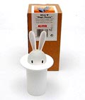 Tandenstoker houder Magic Bunny ontwerp Stefano Giovannoni 1998 uitvoering Alessi Italië 