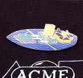 Geëmailleerde broche ontworpen ter gelegenheid van de totstandkoming van het Groninger Museum door Alessandro Mendini 1994 uitvoering Acme / USA 