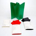 Papieren Folding flower vases 3x ontwerp Charlotte van der Waals 1988 heruitgave ter gelegenheid van de tentoonstelling Rietveld naar de Beurs van Berlage 2003 