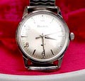 Stainless steel herenhorloge uitvoering Bulova ca.1960 
