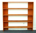 Blank beukenhouten Krat boekenkast ontwerp Gerrit Rietveld 1934 uitvoering Cassina / Italië 1974 