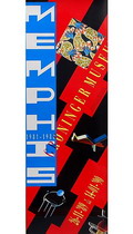  Affiche Nederland “ Memphis ” ontwerp Swip Stolk 1989 voor het Groninger Museum 