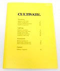  Boek / brochure Cultivate de collectie van Cultivate ontwerpen van designer collectief Buro Vormkrijger 2006-'07 