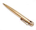 Verguld metalen Ronson Penciliter een combinatie van potlood en aansteker USA ca.1965 