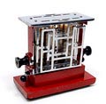 Metalen b roodrooster met draaibare houders uitvoering KMD Daalderop Nederland ca.1930 