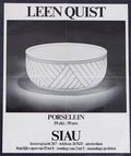 Affiche Leen Quist Porselein Gallerie Siau Keizersgracht 267 Amsterdam ca.1980 