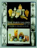  5x The Paris Salons 1895-1914 Volume I J ewellery A-K Volume II Jewellery L-Z Volume III Furniture Volume IV Ceramics and Glass Volume V Objets d'Art Metalware auteur Alastair Duncan uitgegeven door Antique Collectors Club London 1994-1999 Engelse tekst 
