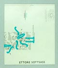  Ettore Sottsass Drawings over 4 decades / Zeichnungen aus 4 Jahrzehnten auteurs Andrea Branzi Rainer Krause Ettore Sottsass uitgegeven door IKON Galerie für Design-Zeichnungen Frankfurt 1990 Engelse Duitse tekst 