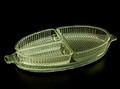 Persglazen hors d'oeuvre stel Libra ontwerp Floris Meydam 1951 uitvoering Glasfabriek Leerdam 