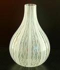 Helderglazen zanfirico vaasje ontwerp Ercole Barovier ca.1955 uitvoering Barovier e Toso / Italië 