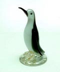 Massief glazen sculptuur van Pinguin mod.779 ontwerp Dino Martens ca.1960 uitvoering Aureliano Toso / Italië 