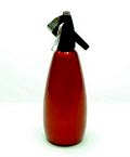  Rood geanodiseerde aluminium Hostmaster soda syphon uitvoering Sparklets / Engeland ca.1960 