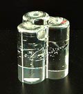 Glazen kandelaar Arkipelago ontwerp Timo Sarpaneva 1978 uitvoering Iittala / Finland 
