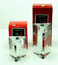 Glazen kandelaars 2x Arkipelago 13 cm 8,3 cm ontwerp Timo Sarpaneva 1978 uitvoering Iittala / Finland in originele verpakking 