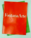  Fontana Arte 2 delen trade-catalogue Milano 2006 Italiaanse Engelse Franse Duitse tekst 