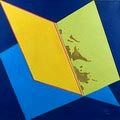  Compositie Fear of flying olieverf schilderij op doek ontwerp uitvoering Ernst Vijlbrief 1934- in eigen atelier 1967 