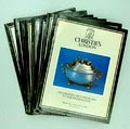  Christie's London Decorative Art veilingcatalogi 8 exemplaren 1984-1989 Engelse tekst 