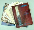  L Gijselman veilinggebouw De Zon Amsterdam veilingcatalogi 8 exemplaren 1990-1992 Nederlandse tekst 