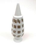  Alessandro Mendini covered vase 100 Make-up no.17 with decoration of Gianni Colombo Italy from the limited series of 100 vases per decor for Alessi / made in Germany 1992 