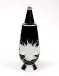  Alessandro Mendini dekselvaas 100 Make-up no.36 met decoratie van Yoshiki Hishinuma Japan uit de gelimiteerde serie van 100 vazen per decor voor Alessi / made in Germany 1992 