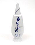  Alessandro Mendini dekselvaas 100 Make-up no.46 met decoratie van Kunstflug Heiko Bartels / Duitsland Hardy Fischer / Duitsland Harald Hullmann / Duitsland uit de gelimiteerde serie van 100 vazen per decor voor Alessi / made in Germany 1992 verkocht na de aftersale 