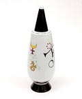  Alessandro Mendini dekselvaas 100 Make-up no.71 met decoratie van Ronaldo Pereira Rego Brazilië uit de gelimiteerde serie van 100 vazen per decor voor Alessi / made in Germany 1992 