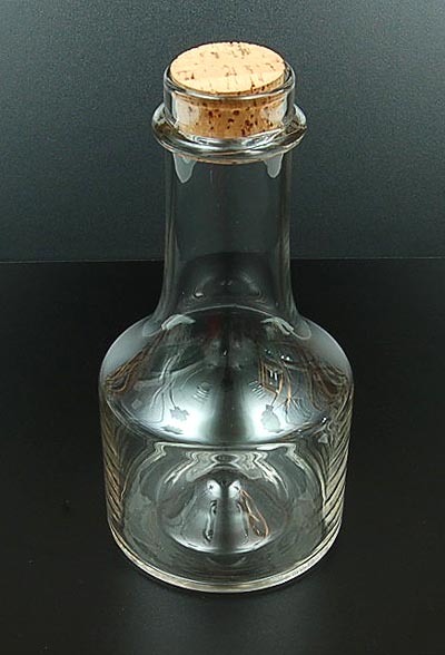  Karaf 2508 met kurken stop ontwerp Tapio Wirkkala 1959 uitvoering Iittala / Finland geproduceerd van1959-1968 
