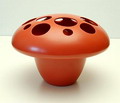 Ceramic vase Funghi design Ton Haas 1992 executed by Royal Tichelaar Makkum / the Netherlands 