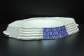 Aardewerk fruitschaal ontwerp Borek Sípek voor Driade / Italy 1990 uitvoering Porceleyne Fles / Delft 