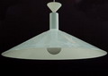  Zeer brede plexiglazen hanglamp uitvoering Martinelli Luce / Italie ca.1965 