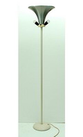  Staande lamp met metalen kap met meerdere lichtbronnen mogelijk  Gispen  ca.1950  