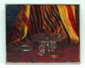  Olieverf schilderij uitvoering Lou Loeber 1915 Blaricum Vroeg werk uit de periode dat Loeber nog les kreeg van August LeGras Co Breman 