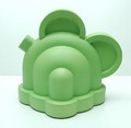  Theepot ontwerp Ettore Sottsass 1987 uitvoering Alessio Sarri voor Anthology Quartett / Italie 