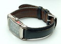  Armani ladies wristwatch Emporio stainless-steel case and leather bracelet Italy 1999 
