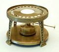 Brass burner with casted legs design executed by Jan Eisenloeffel ca.1905 the Netherlands 
