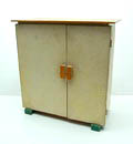 Wooden wardrobe design  Ko Verzuu  1932 executed by  ADO  Arbeid Door Onvolwaardigen Berg en Bosch / the Netherlands  