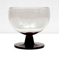  Rouwpaars Grapefruitglas ontwerp A.D.Copier 1934 uitvoering Glasfabriek Leerdam 