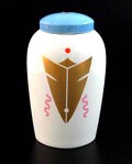  Theedoos met deksel gevuld ontwerp Alessandro Mendini uitvoering Rosenthal / Duitsland 1996 Limited Edition nummer 0513/2006 