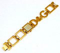  Goudkleurig metalen dameshorloge uitvoering Dolce Gabbana / Italïe ca.19xx 