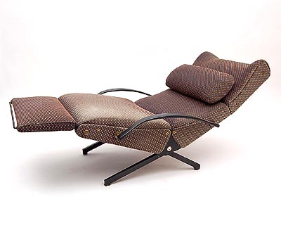 Lounge-Chair Mod.no.P40 design Osvaldo Borsani 1954 executed by Tecno Milan / Italy 