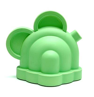 Tea-pot Basilico from the series The Indian Memory design Ettore Sottsass 1978 executed by Alessio Sarri / Italy 1987 for Anthology Quartett 