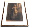 Drawing of woman executed by Henri Teixeira de Mattos 1856-1908 in own atelier Amsterdam / the Netherlands 1875 
