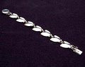 Zilveren armband ontwerp Henning Koppel 1918-'81 uitvoering Georg Jensen Kopenhagen / Denemarken na 1945 