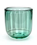 Soft green glass vase Ravenna with alternating clear and green glass vertical layers design Sven Palmqvist 1963 executed by Orrefors / Sweden 