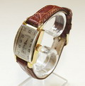 Art Deco horloge doublé Roamer Swiss made in orginele staat mechanisch stainless steel back ca.1940 