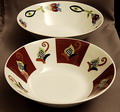Schalen naar ontwerp van Natalie du Pasquier Dinner for two voor Ritzenhoff / Duitsland 1994 